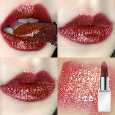 正品TF口红银管06爆闪钻石棕红色05 04 03 18 09 07唇膏玫瑰礼盒