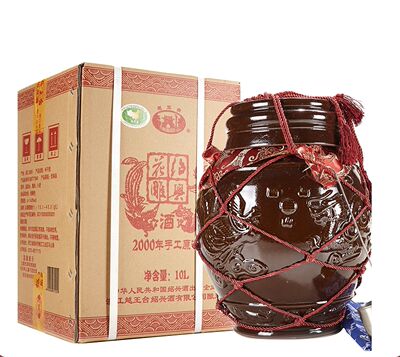 绍兴黄酒越王台2000年手工原酒花雕酒10L坛装酒