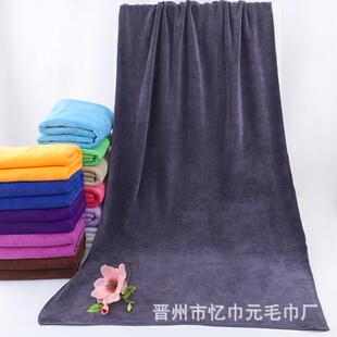 1804800克美容院加床吸水铺沙滩648大浴巾 细纤维厚浴巾0