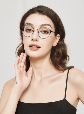 Hickmann海歌漫光学文雅风韩版多边形时尚光学眼镜架镜框HIC1138T