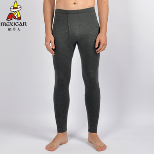 加大加肥打底线裤 稻草人秋冬薄款 大码 单件男士 男1303 莫代尔棉秋裤