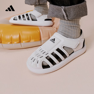 adidas阿迪达斯 男女小童夏款 WATER SANDAL舒适休闲包头沙滩凉鞋