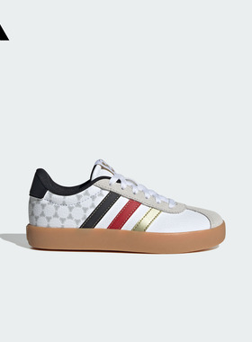 男女童「T头鞋」VL COURT 3.0休闲板鞋德训鞋adidas阿迪达斯官方