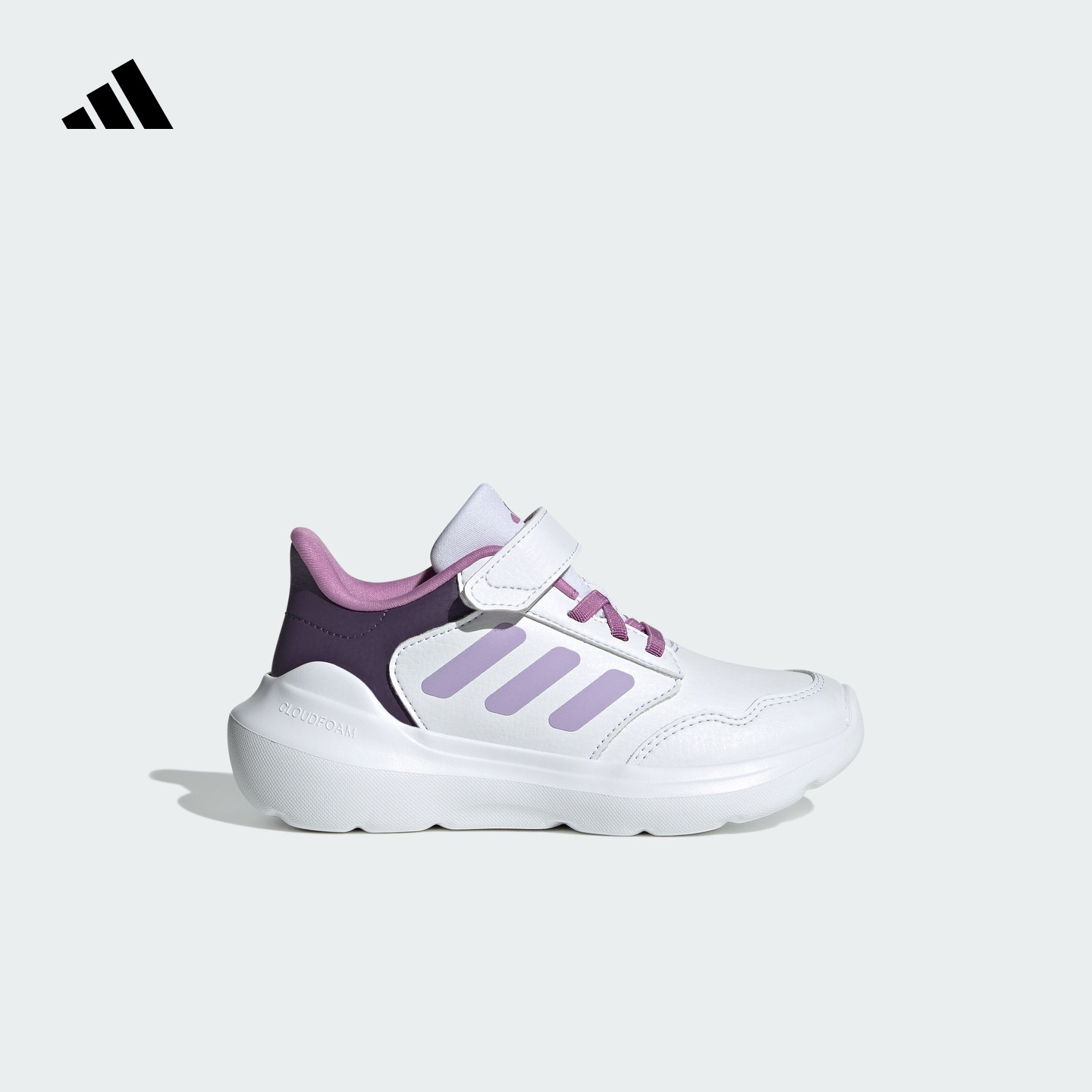 男女小童Tensaur Run 3.0 EL魔术贴运动鞋adidas阿迪达斯轻运动