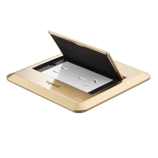 罗格朗官方旗舰店地插地板座嵌入金属隐形家用五孔地插超薄盖板插