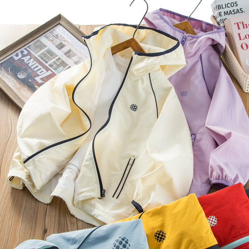 潮酷中大童2026春呼吸衬爆款拉链连帽外套舒适百搭休闲男女童运动