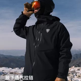 ROSSIGNOL金鸡26/27滑雪服男女冲锋衣Evader防风保暖3L全压胶外套