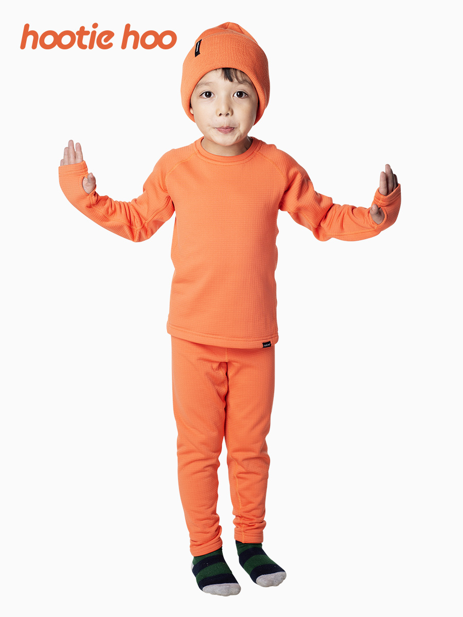 hootiehoo儿童滑雪保暖内衣套装