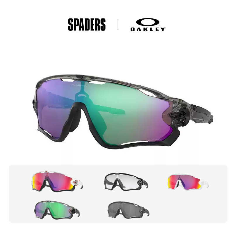 Oakley 24/25骑行眼镜户外山地车风镜护目镜JAWBREAKER 黑桃雪具