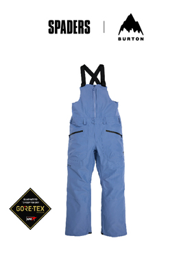 Burton 热卖男款单板滑雪裤GORE RESERVE 2L背带裤防水 黑桃雪具