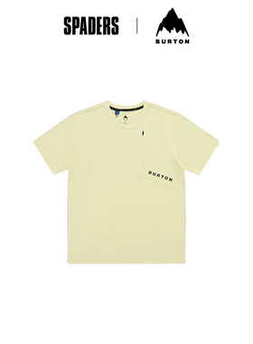 BURTON SS26春夏户外系列新品男士QUICK-DRY短袖T恤圆领