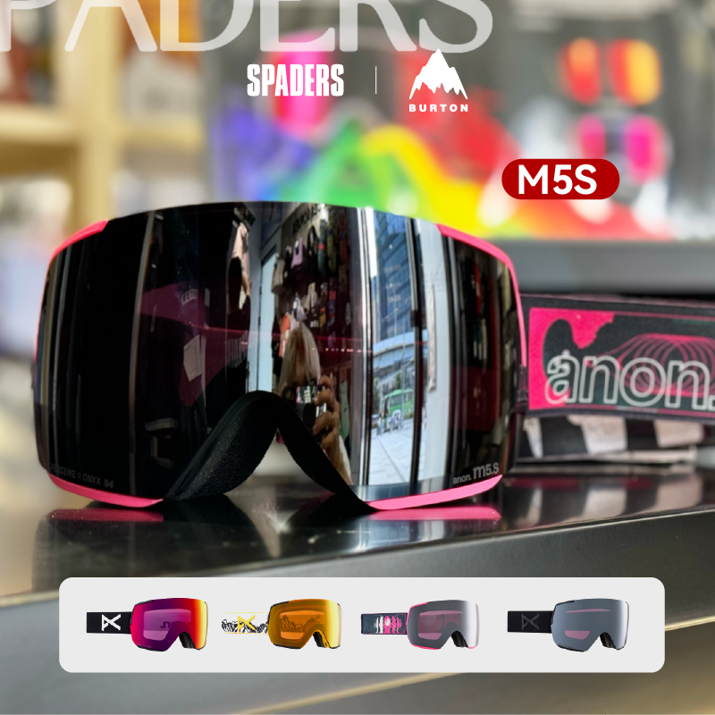 BURTON半球面滑雪镜M5S磁吸防雾