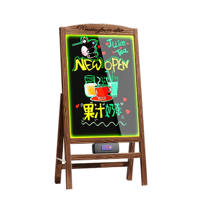 LED发光广告牌荧光板充电插电