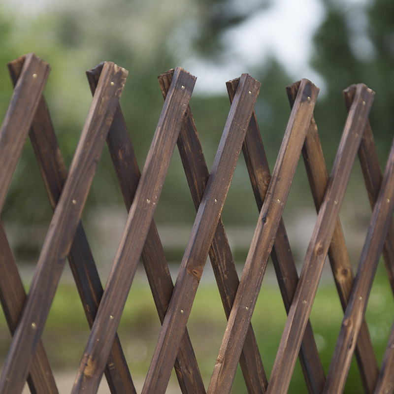 简易阳台种花餐厅隔断置栏栅拉网伸缩围栏可移动木栅栏网格篱笆i.