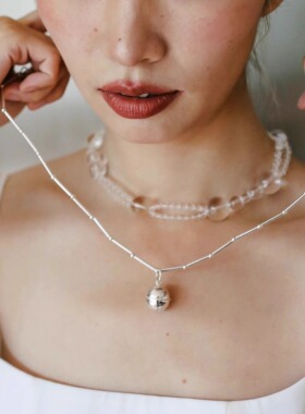 真迹纯银铃铛百搭短颈链