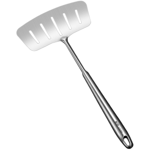 希明加厚304不锈钢煎鱼铲子多功能加宽煎铲漏铲厨房家用翻鱼神器