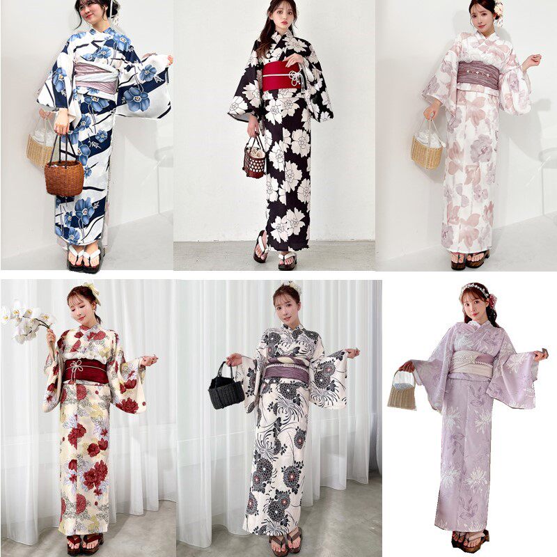 grl涤纶免烫正统和服浴衣