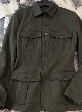 超好看美式气质 工装风多口袋 翻领长袖修身显瘦休闲夹克外套女