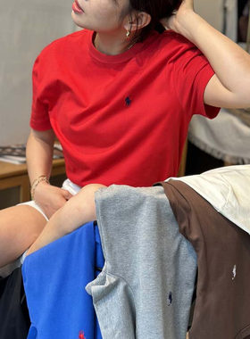 家属福利~重磅 干爽舒适精梳棉 宽松大版圆领短袖T恤上衣 男女款