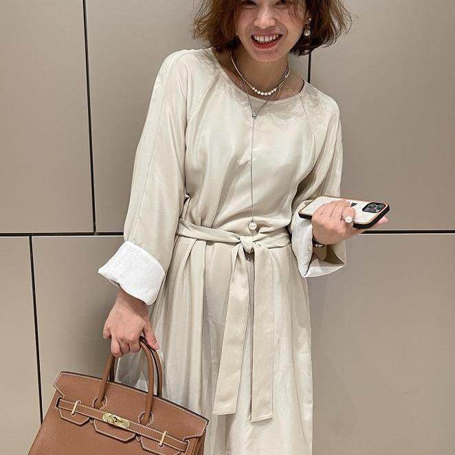 断码捡漏真丝32姆米宽松连衣裙