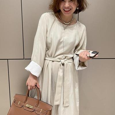 断码捡漏真丝32姆米宽松连衣裙