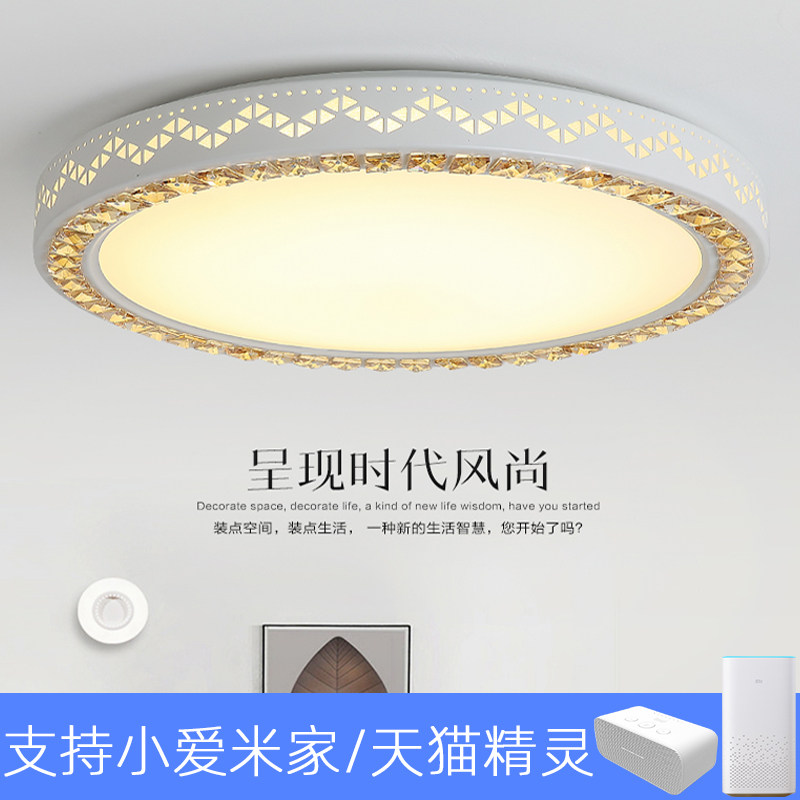 led吸顶灯客厅灯大圆形80cm大厅灯具一米高档家用大堂灯高亮款灯