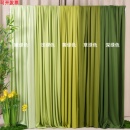 新中式 饰挂布 绿色系布幔春天幼儿园环创场景布置背景布国风端午装