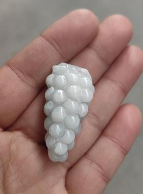 玉石葡萄多子多福项链挂件