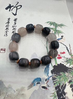 玉阅珠宝情侣金丝玉天然手链