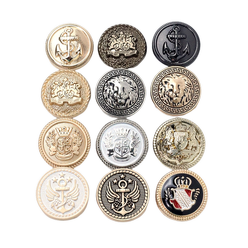 金属大衣风衣扣子男士西装外套纽扣上衣女毛呢圆形衣服装饰扣百搭