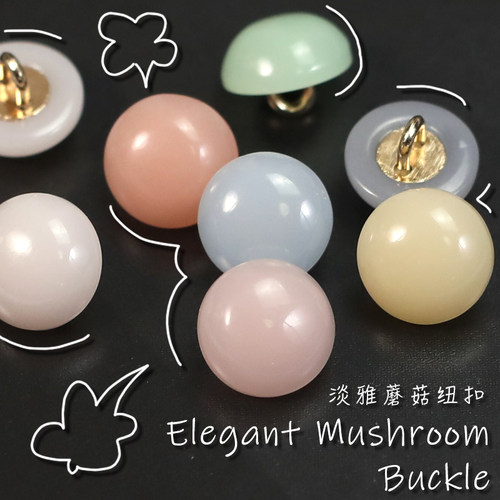 圆形纽扣女上衣高档雪纺衫扣子