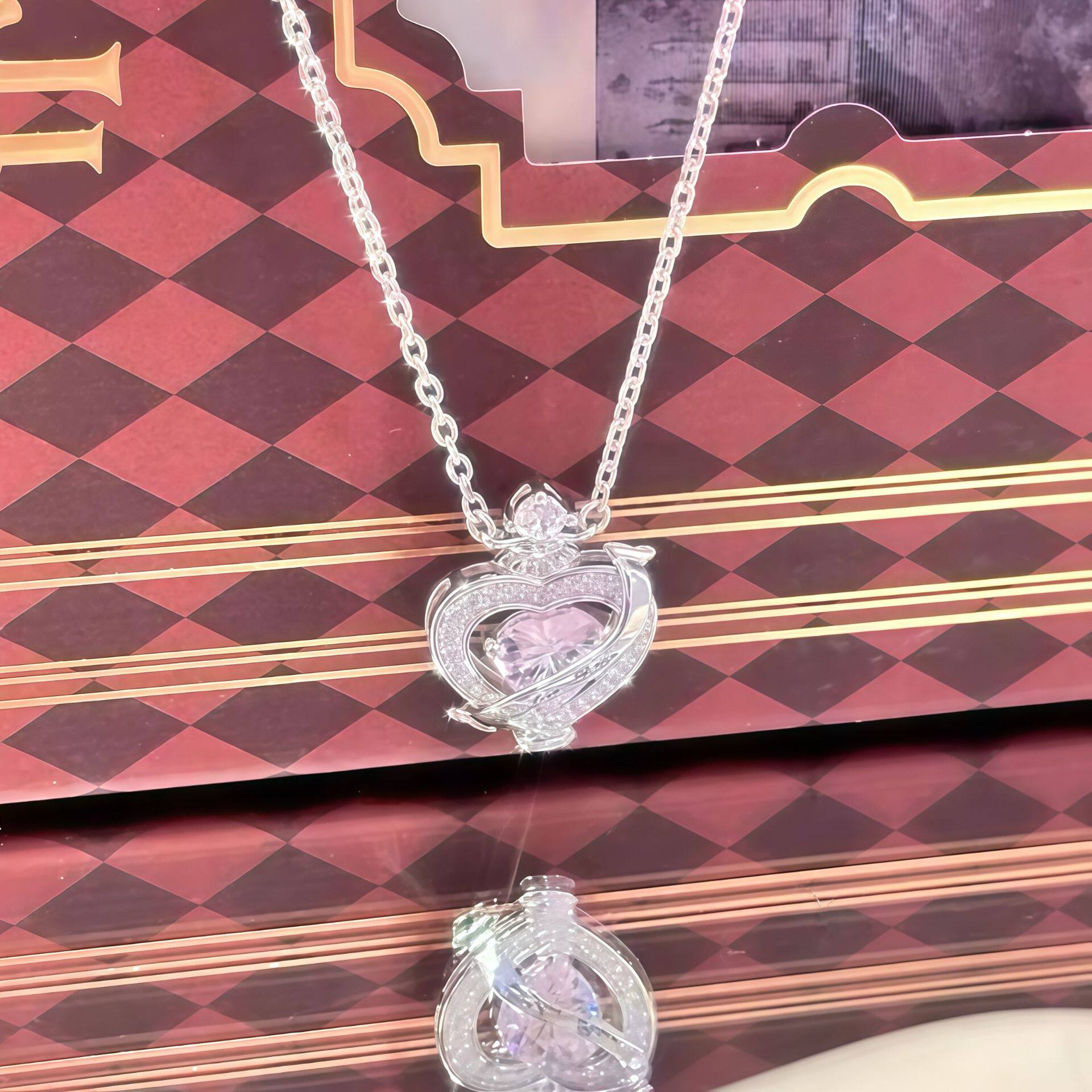 S999足银爱情魔药项链轻奢小众百搭高级感纯银锁骨链情人节送女友