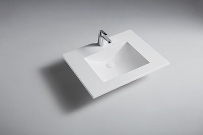 人造石一体盆嵌入式台中盆卫生间洗漱台盆洗脸洗手盆台面单盆