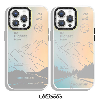 适用于简约ins山峰iPhone