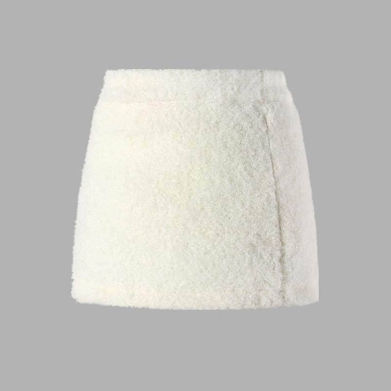 秋冬新款女童显瘦白色高腰包臀裙儿童高腰半身裙百搭毛呢A字短裙,童装/婴儿装/亲子装,半身裙,淘宝优惠券,粉丝福利购,淘宝优惠卷