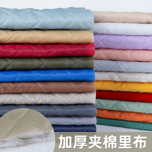 夹棉布料加厚秋冬棉衣棉袄面料