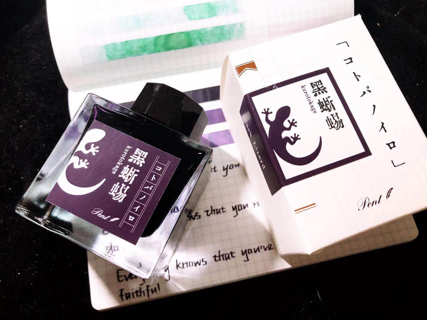 5ML 재포장 샤라쿠 컬러 잉크 펜트 하우스 한정판 문학 시리즈 만년필 잉크 블랙 도마뱀 하트 스노우 컨트리
