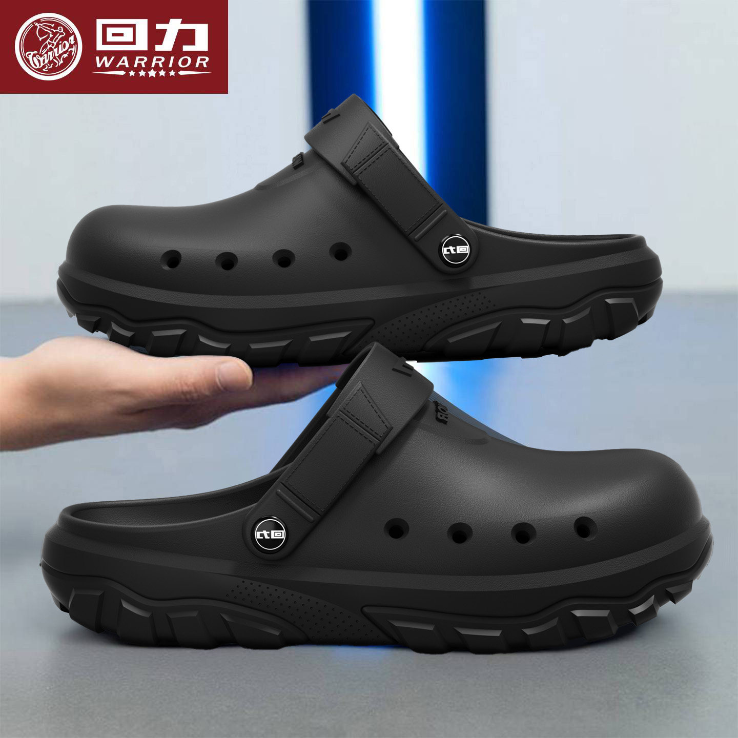 回力洞洞鞋男款防臭防滑2026新款夏季手术室专用外穿高端沙滩凉鞋