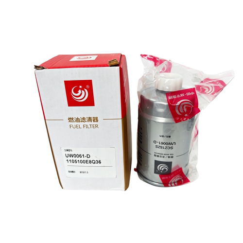 UW0061-D燃油/水分离器1105010P101柴滤1105100LE190柴油滤清器芯