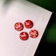 新年红色耳钉配马面裙复古国风新中式 亚克力耳环原创设计手绘耳视