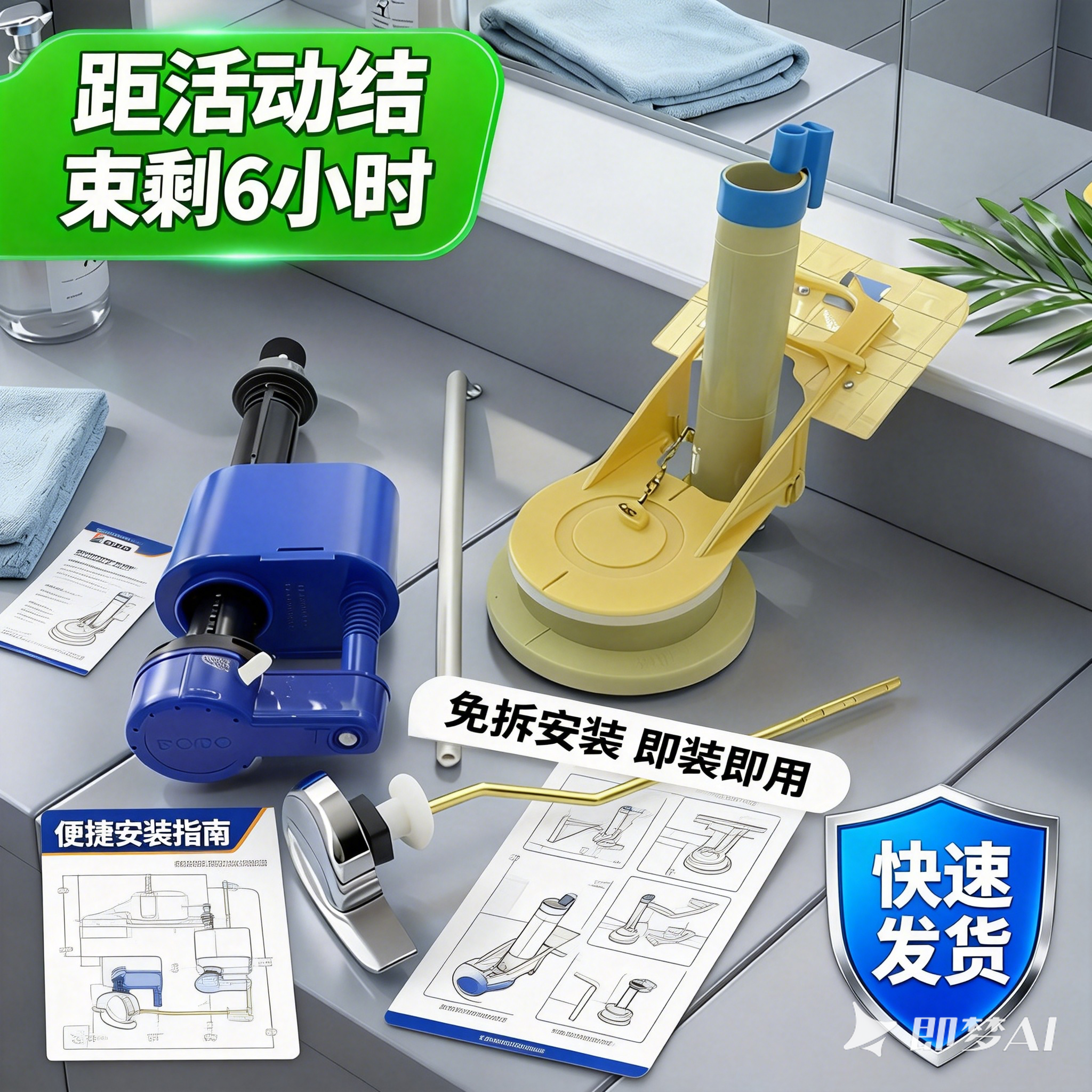 适配TOT马桶水箱配件CW874 864 886 844进水阀 排水阀扳手座便器