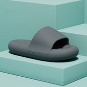 EVA软底踩屎感拖鞋 室内居家防滑厚底镂空浴室洗澡凉拖鞋 男士 夏季