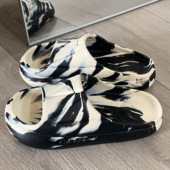 泼墨撞色凉拖鞋 外穿厚底防滑室内居家拖鞋 男款 2026新款 女 夏季 个性