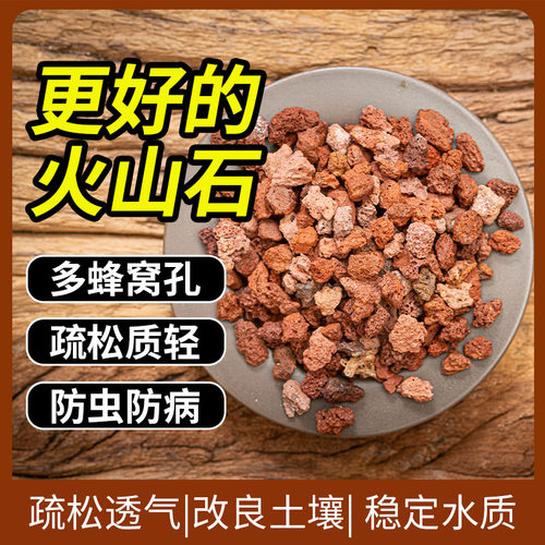精筛天然火山石疏松透气鱼缸滤材