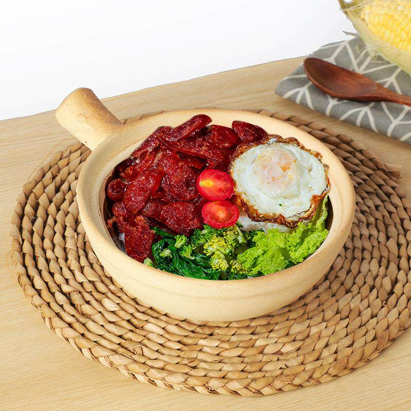 传统粗糙单柄煲仔饭专用土砂锅砂锅煲啫啫煲土锅砂锅生啫煲鱼煲