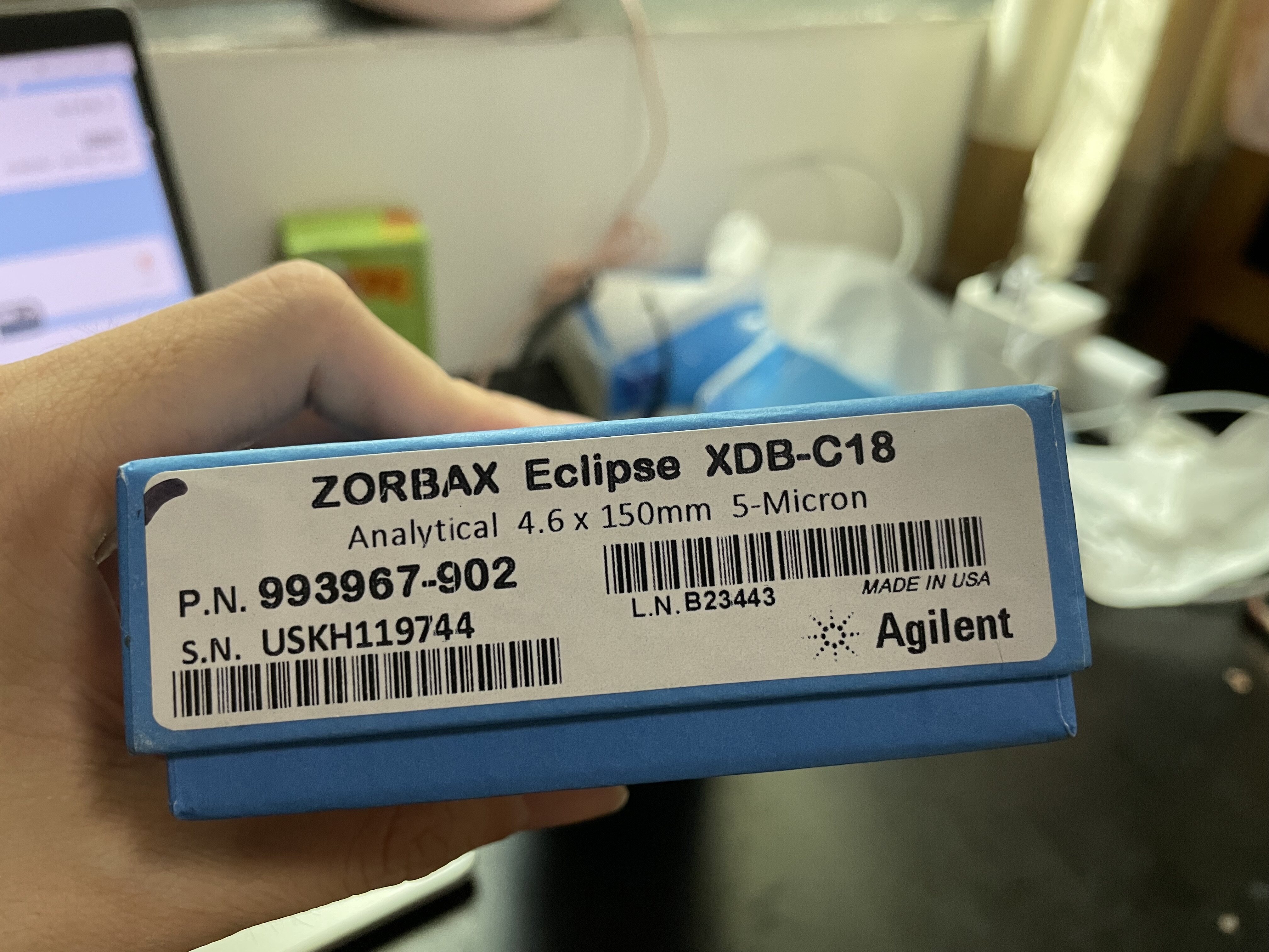 全新安捷伦agilent993967-902液相色谱柱 xdb-c18 4.6×150mm 5um