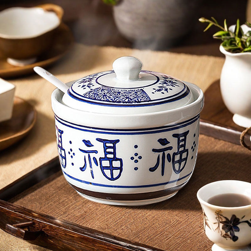 厨房装家用陶瓷辣椒油调味罐罐子油泼辣子调料罐专用盐罐碗罐中式,厨房/烹饪用具,调味瓶罐/调料研磨器,淘宝优惠券,粉丝福利购,淘宝优惠卷