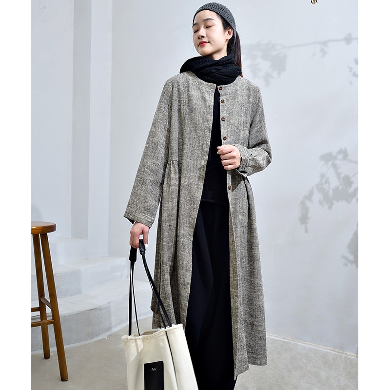 亚麻棉亲肤舒适气质显瘦好搭配