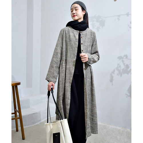 亚麻棉亲肤舒适气质显瘦好搭配