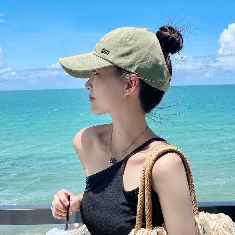 帽子女款2026新款棒球帽宽帽檐大脸显脸小鸭舌帽遮阳帽防晒太阳帽
